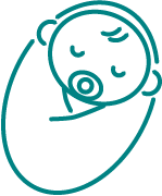 育児休暇取得率アイコン