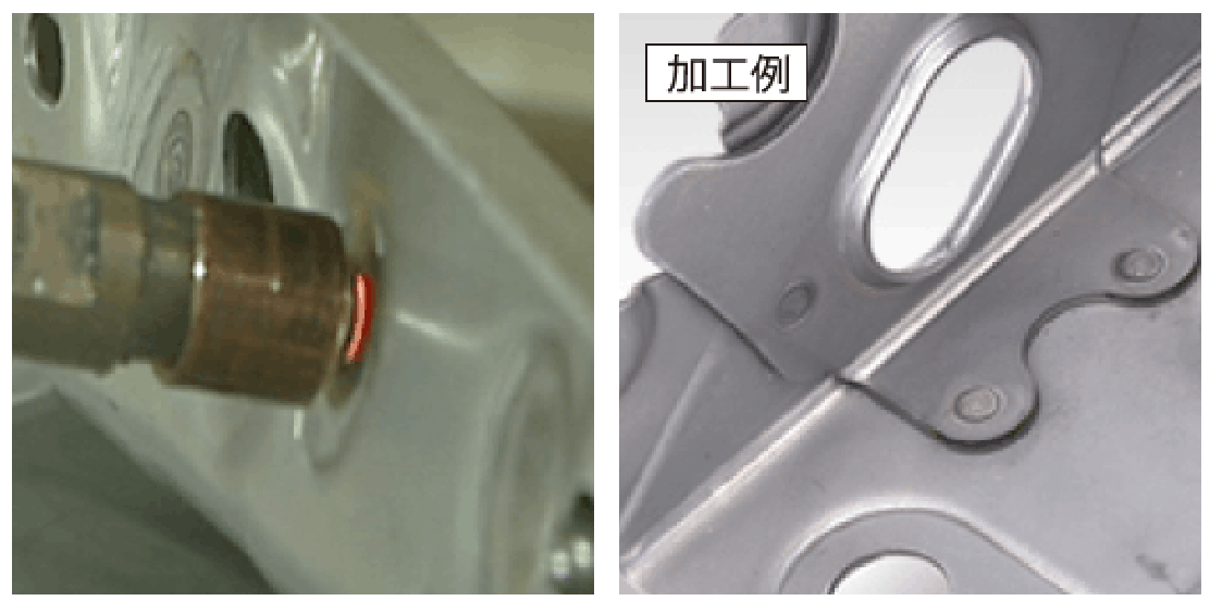 スポット溶接例