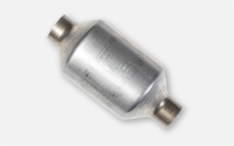 スピニング成形触媒コンバータ